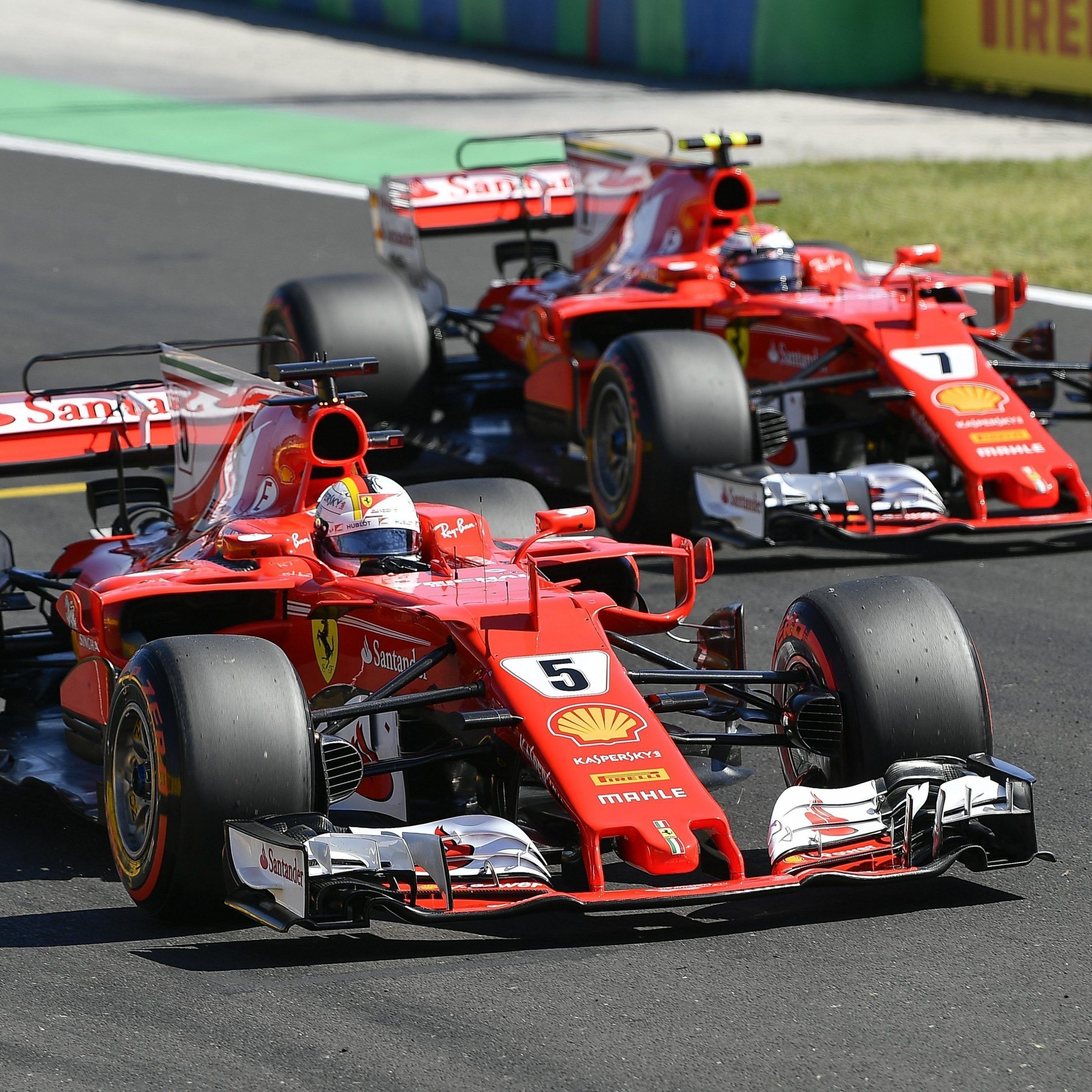 Vettel verwies Räikkönen auf Platz zwei.