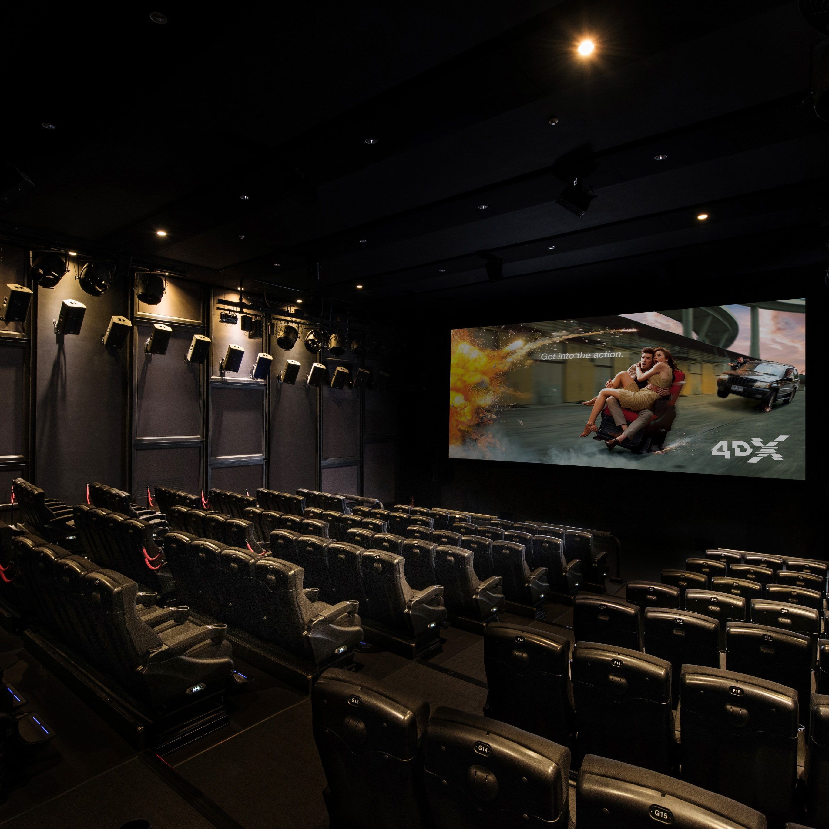 Im Hollywood Megaplex Gasometer entsteht ein 4DX-Kinosaal.