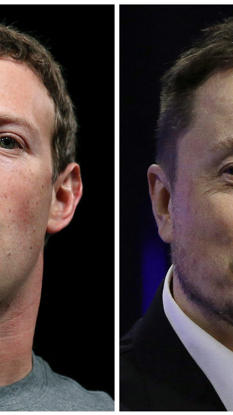 FB-Chef Mark Zuckerberg und Tesla-Chef Elon Musk sind sich nicht einig, wenn es um die Gefahren von künstlicher Intelligenz geht.