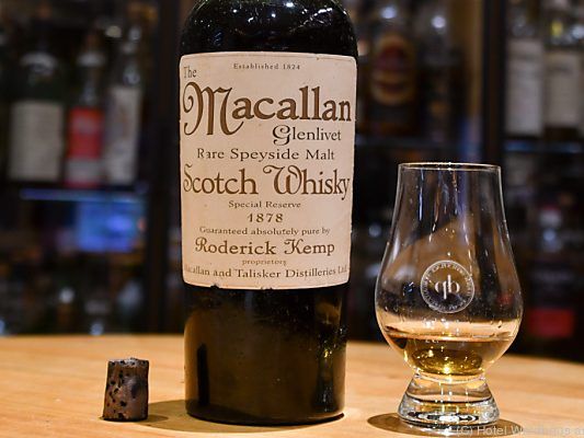 Hotelgast ließ sich einen Macallan aus dem Jahr 1878 schmecken