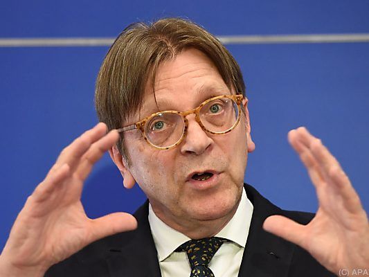 EU-Brexit-Beauftragter Verhofstadt möchte eine Übergangsperiode EU-Brexit-Beauftragter Verhofstadt möchte eine Übergangsperiode