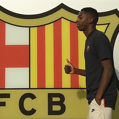 Ousmane Dembele wird am Montag in Barcelona präsentiert