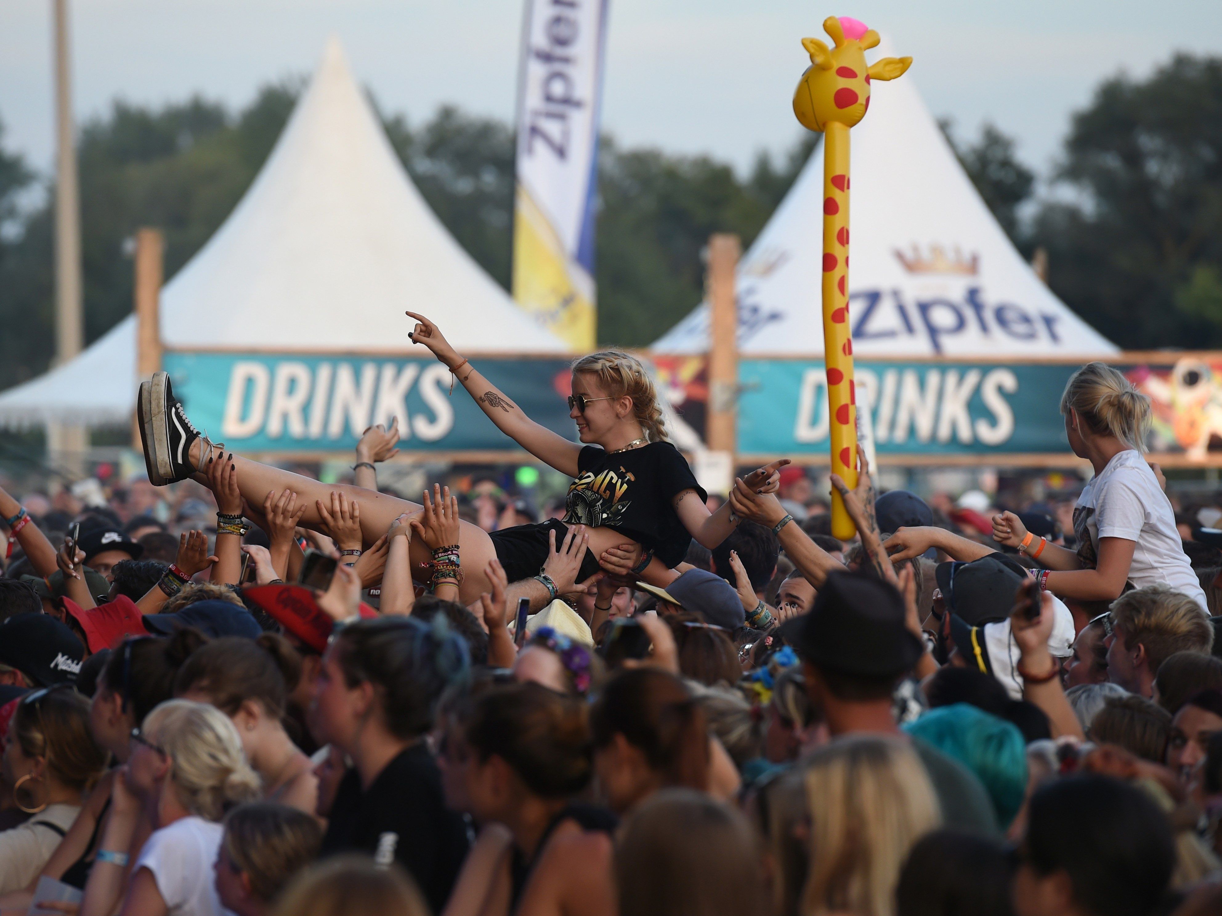 Das Rote Kreuz musste hauptsächlich leichtere Beschwerden behandeln.