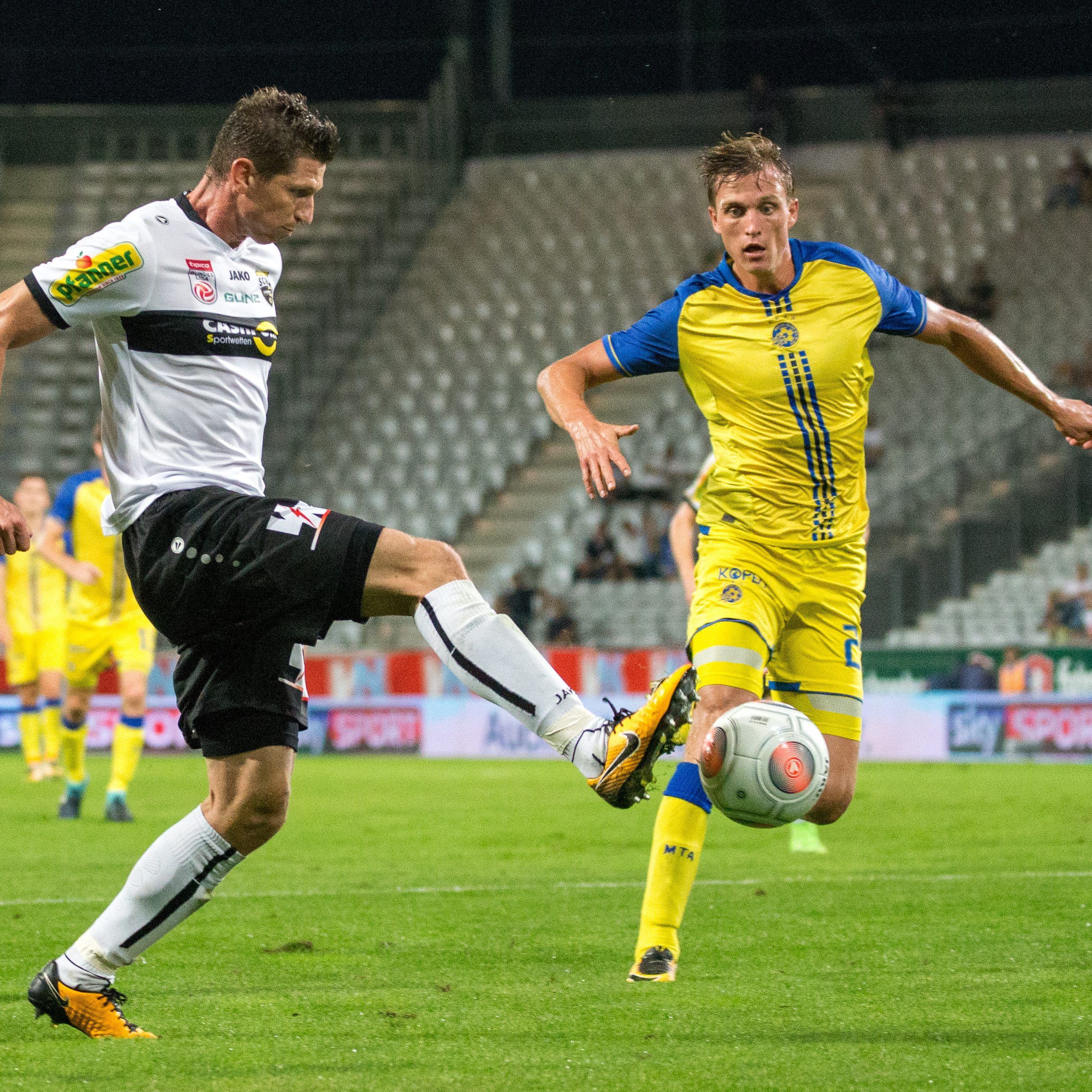 Lienhart und Co. kassierten heute eine bittere 0:1-Niederlage.