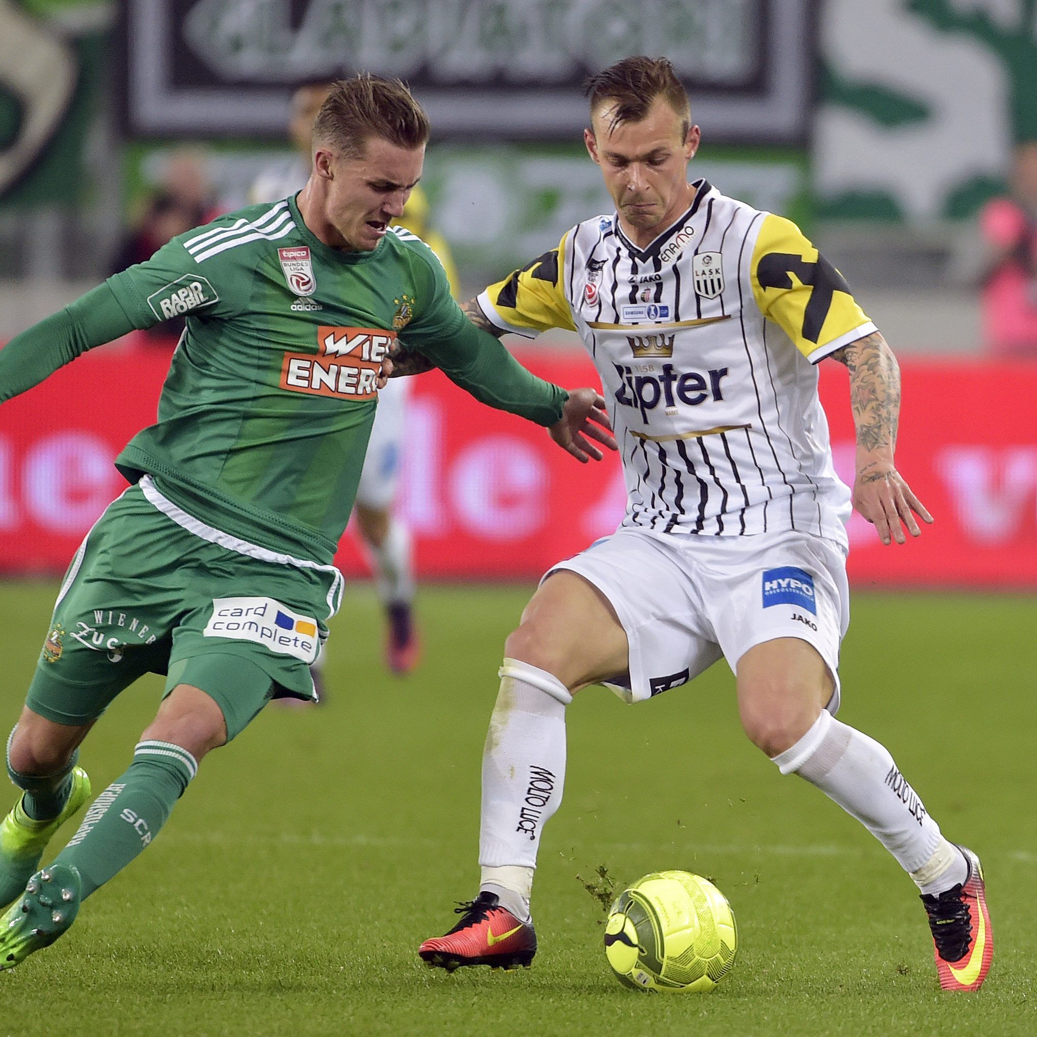 Rapid trifft am späten Samstagnachmittag in Wien auf den LASK.