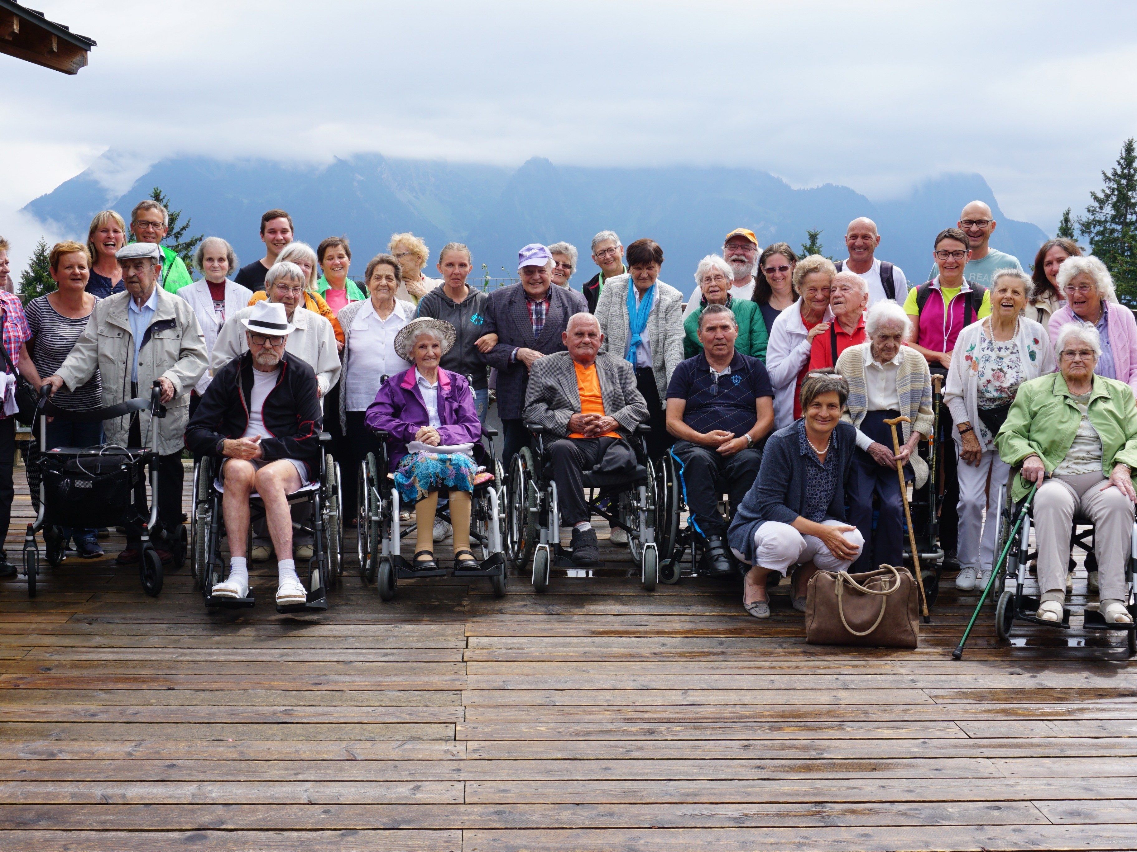 Gruppenbild auf dem Muttersberg