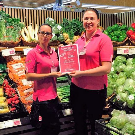 Tanita Schatzmann (Lehrling Rankweil) und Sabrina Gossak (Marktleitung Stv. Rankweil)