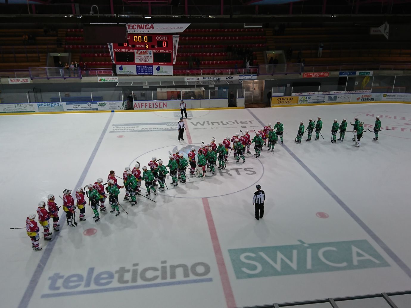 Handshake nach dem Spiel