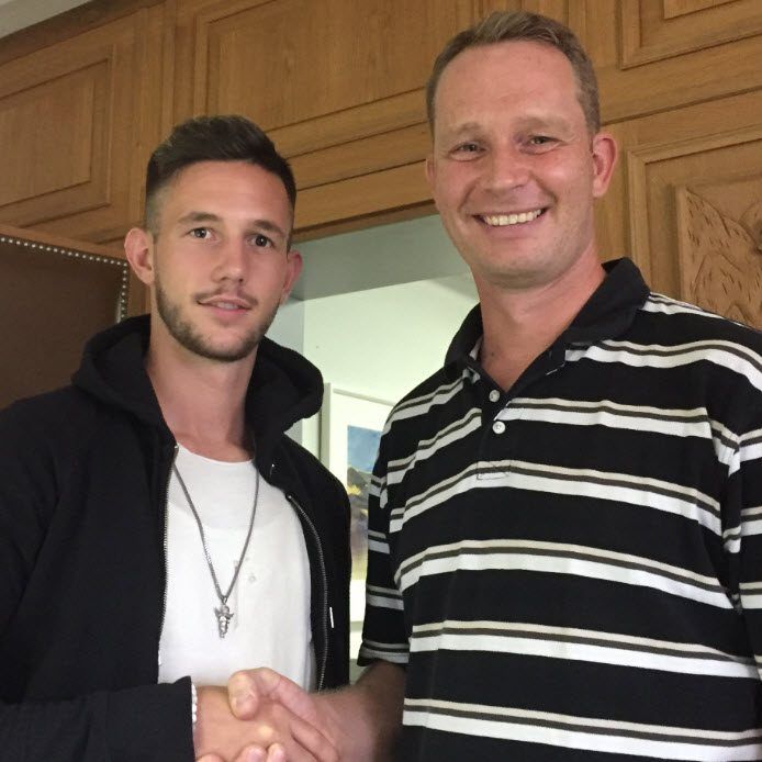 Marcel Canadi mit Daniel Ernemann