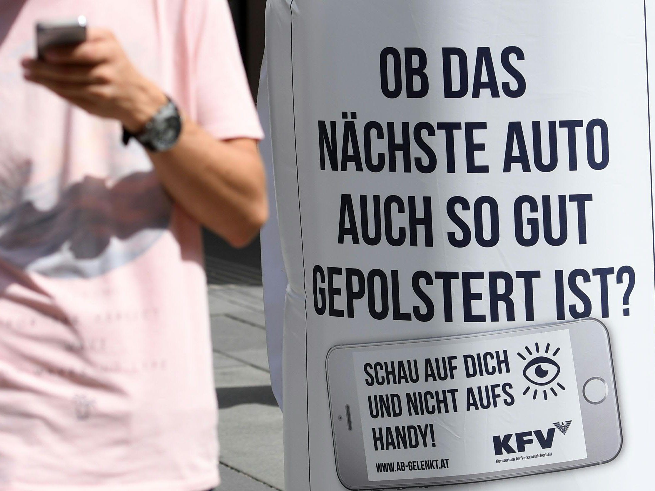 Die Verkehrssicherheitskampagne wurde in Wien vorgestellt.