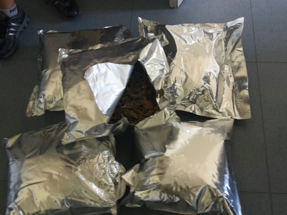 Fünf Säcke mit Cannabiskraut fand die Wiener Polizei.