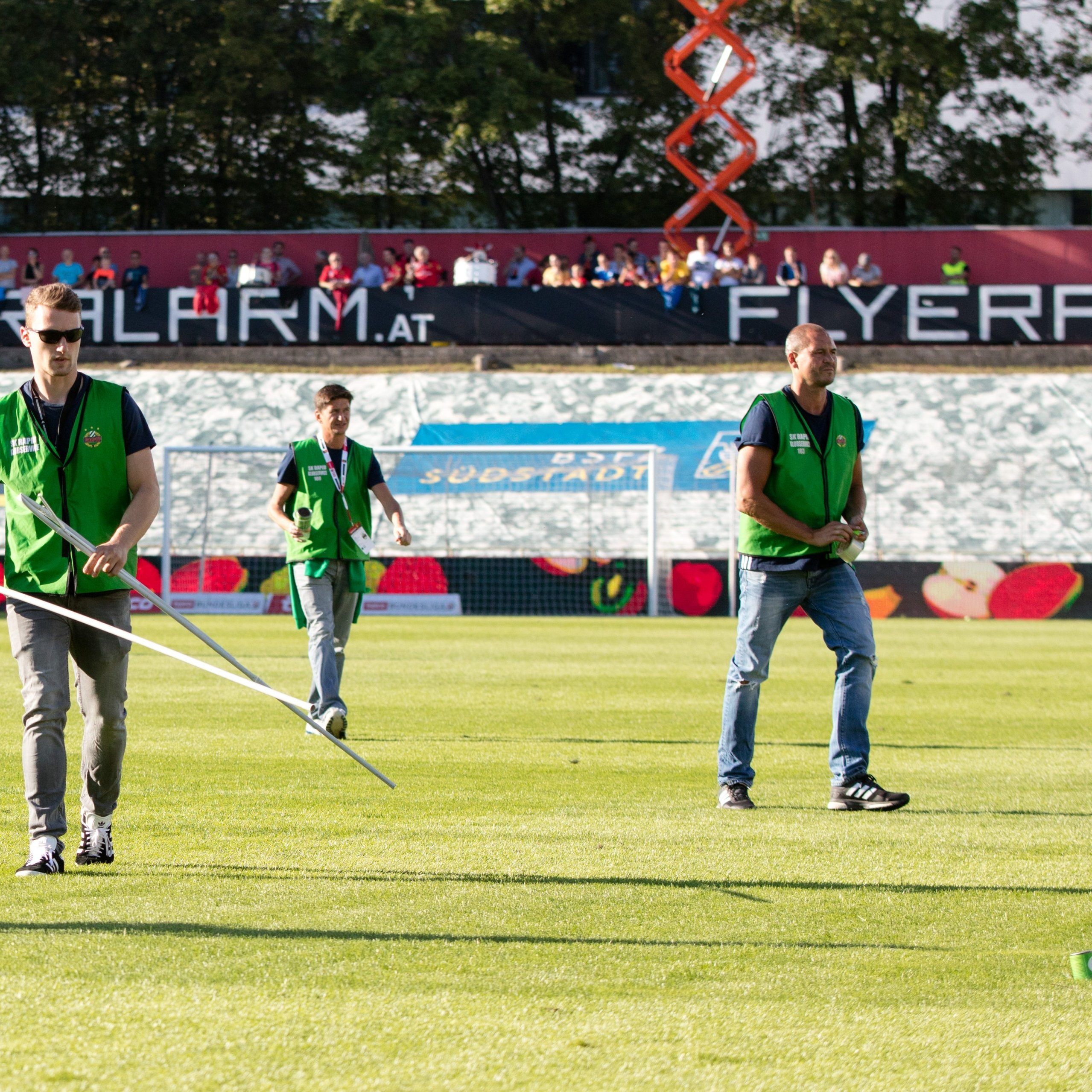 Rapid Wien muss nach der Spielunterbrechung gegen die Admira erneut Strafe zahlen.