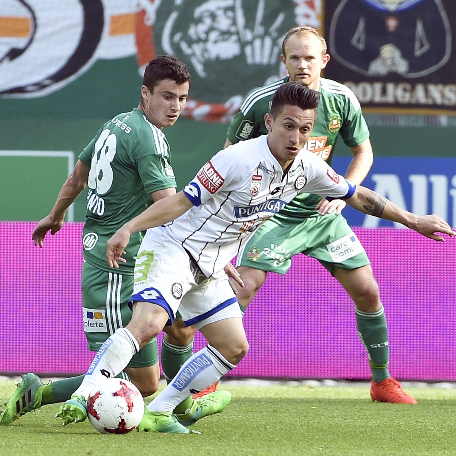 LIVE-Ticker zum Spiel SK Rapid Wien gegen SK Sturm Graz ab 16.00 Uhr.