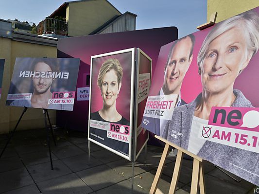 Die letzte Plakatwelle der NEOS rollt an...