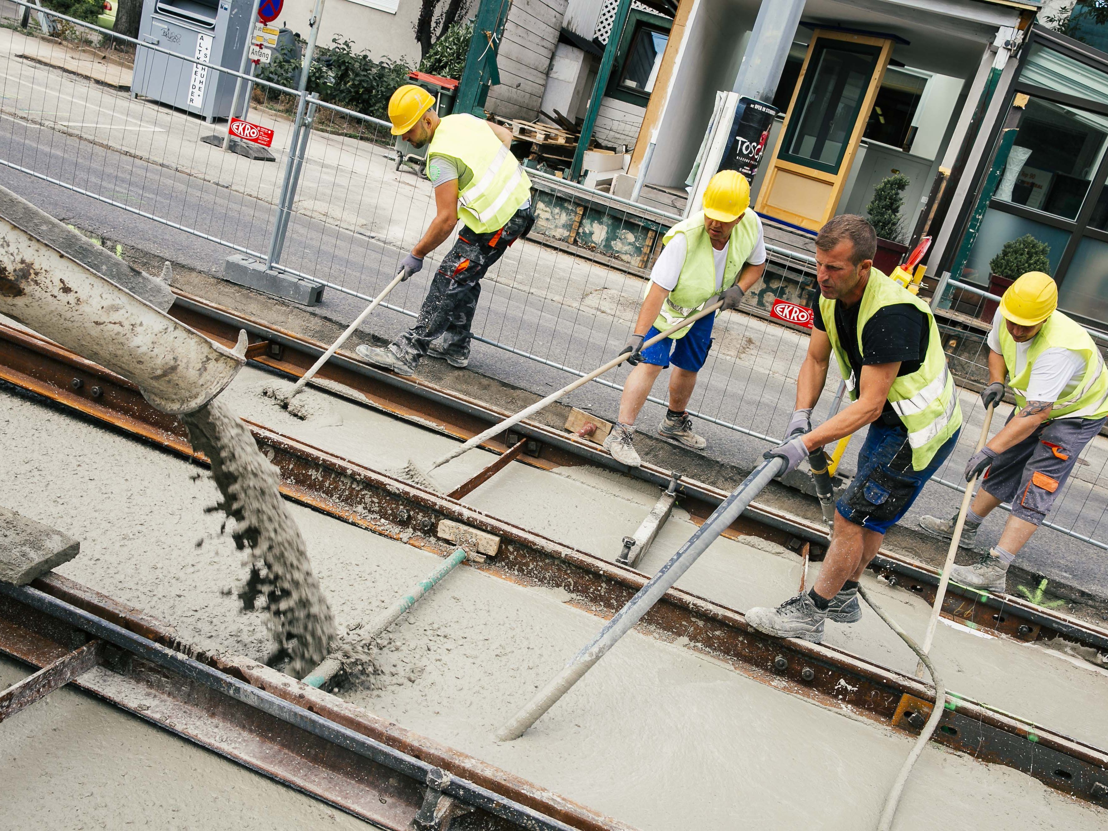 Weitere Gleisbauarbeiten stehen bei den Wiener Linien an