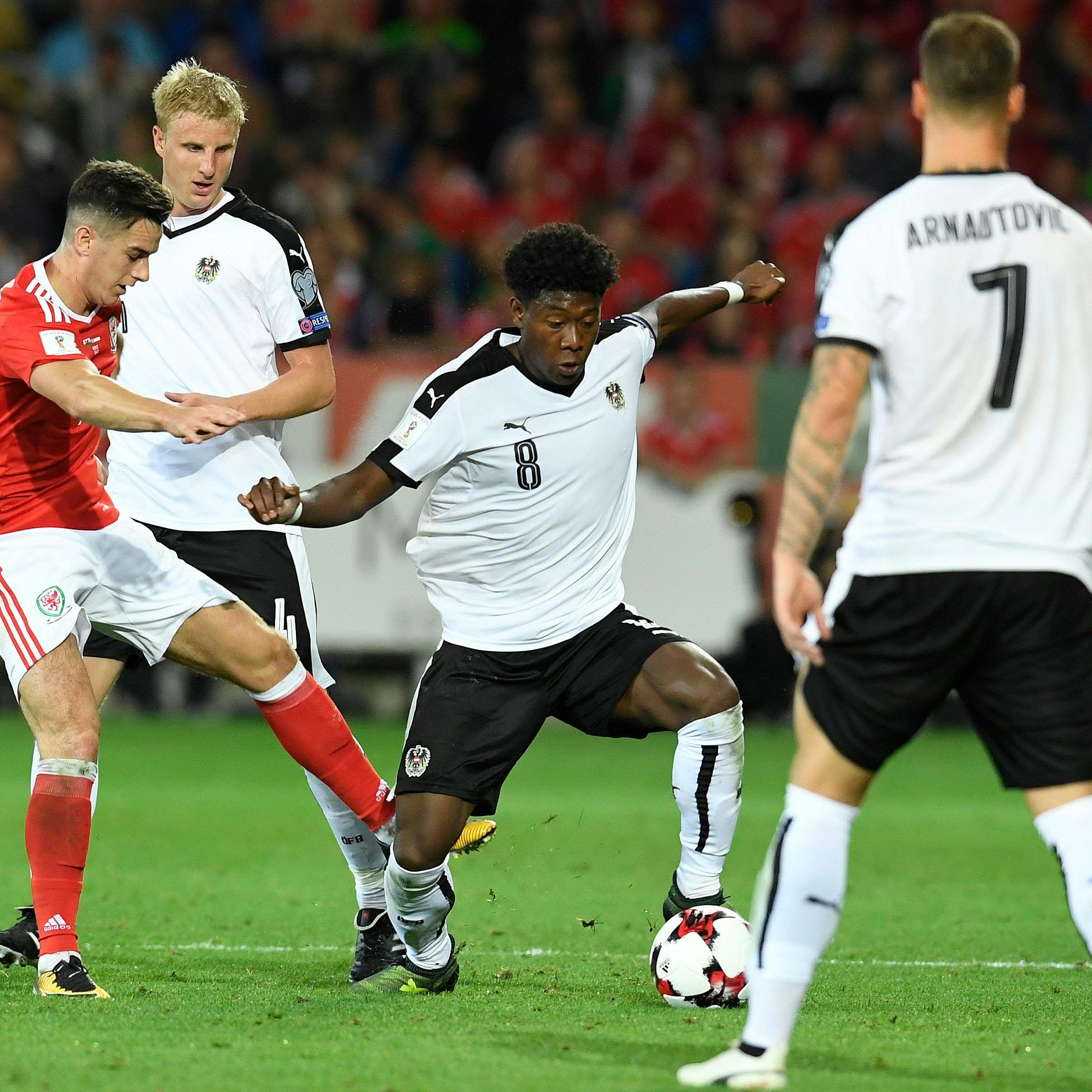 Alaba und Co. mussten sich dem Team aus Wales knapp geschlagen geben.