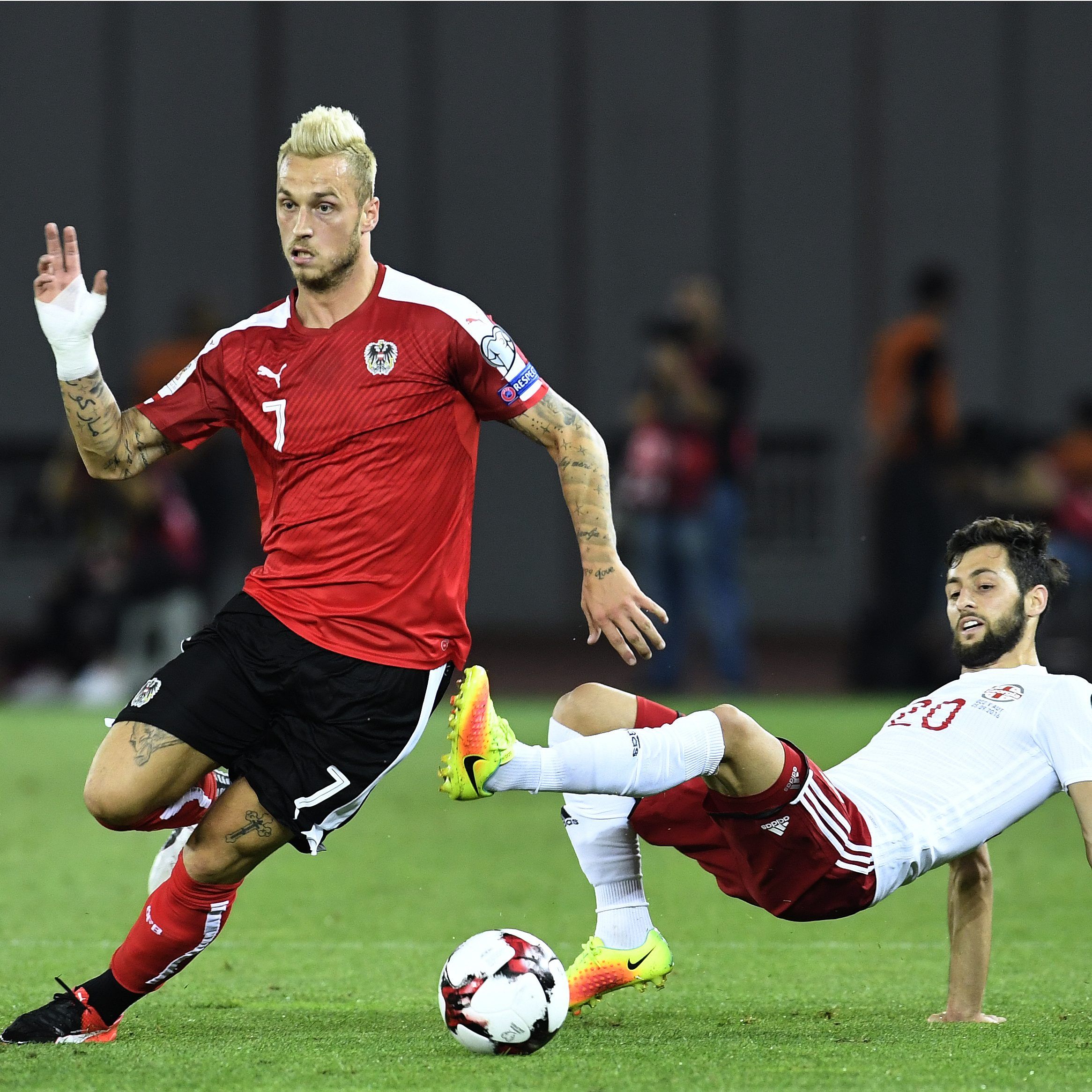 Das österreichische Nationalteam will sich gegen Georgien mit Anstand aus der Affäre ziehen.