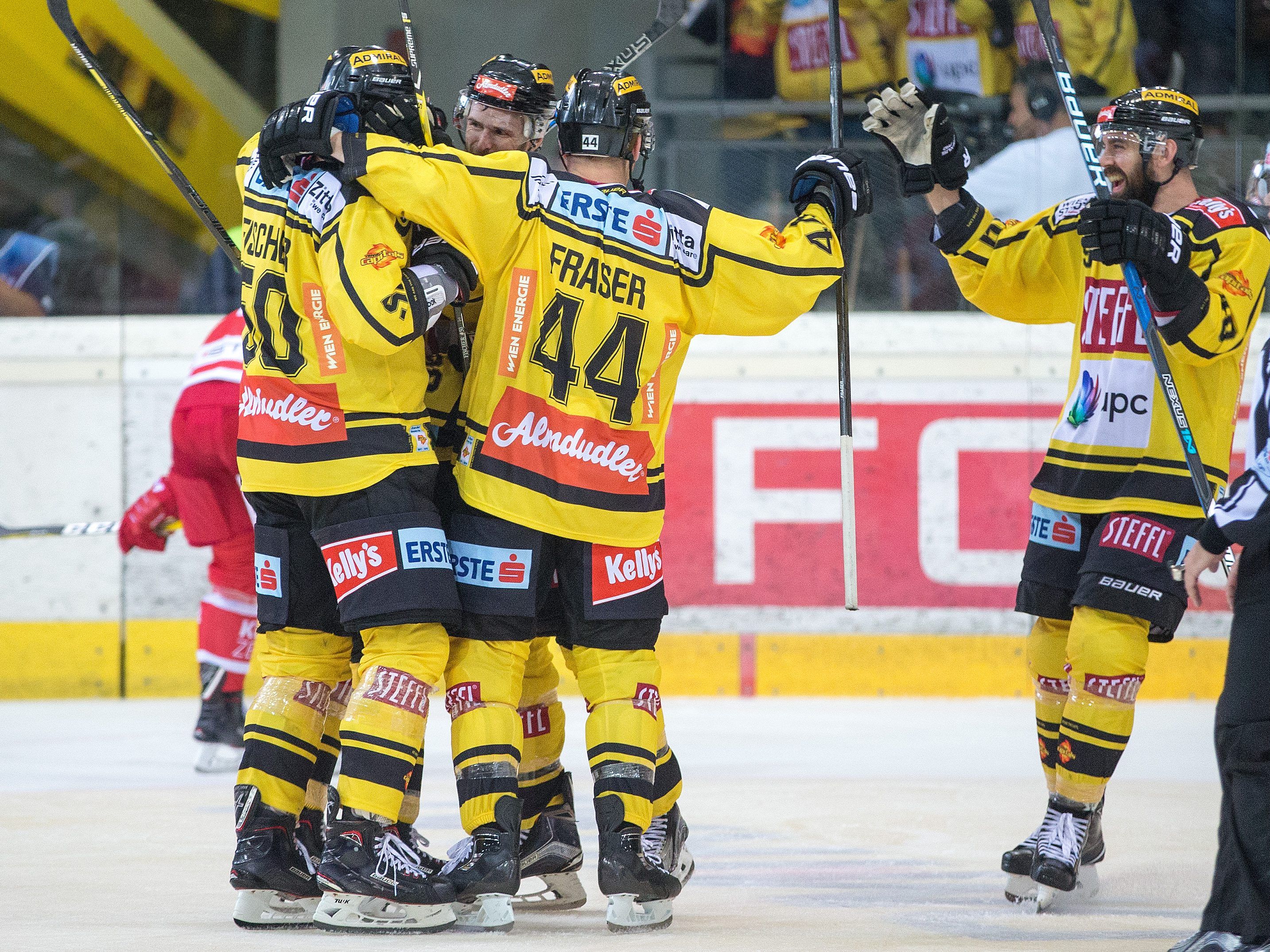 Die Vienna Capitals siegten gegen Vize-Meister KAC.