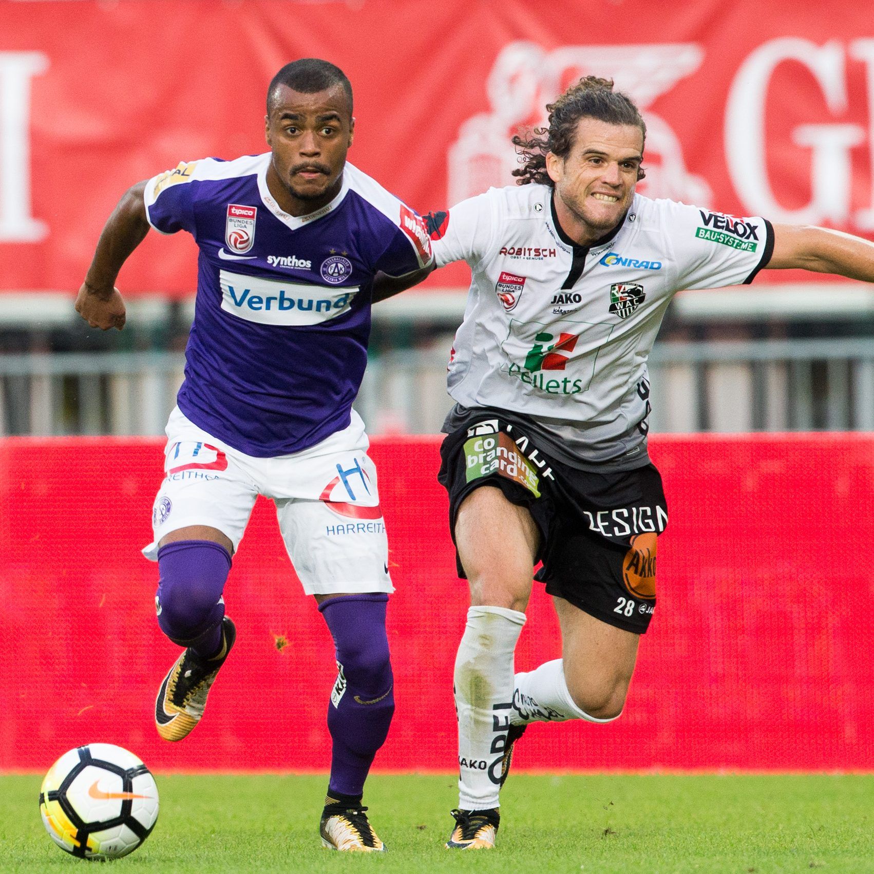 Mit einem späten Ausgleichstreffer sicherte sich der WAC das 2:2.