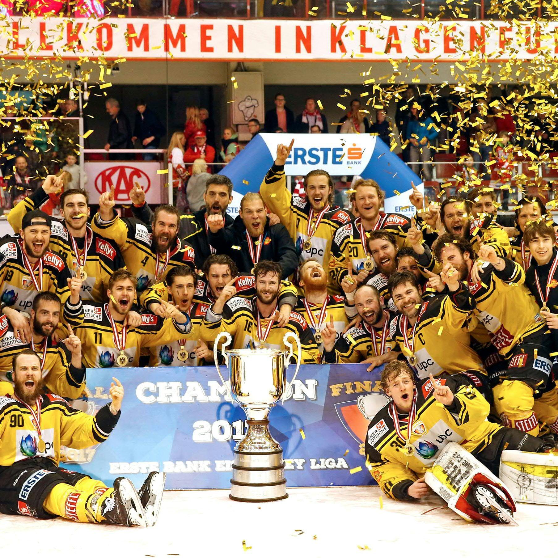Die Vienna Capitals gehen als Titelverteidiger in die neue EBEL-Saison.