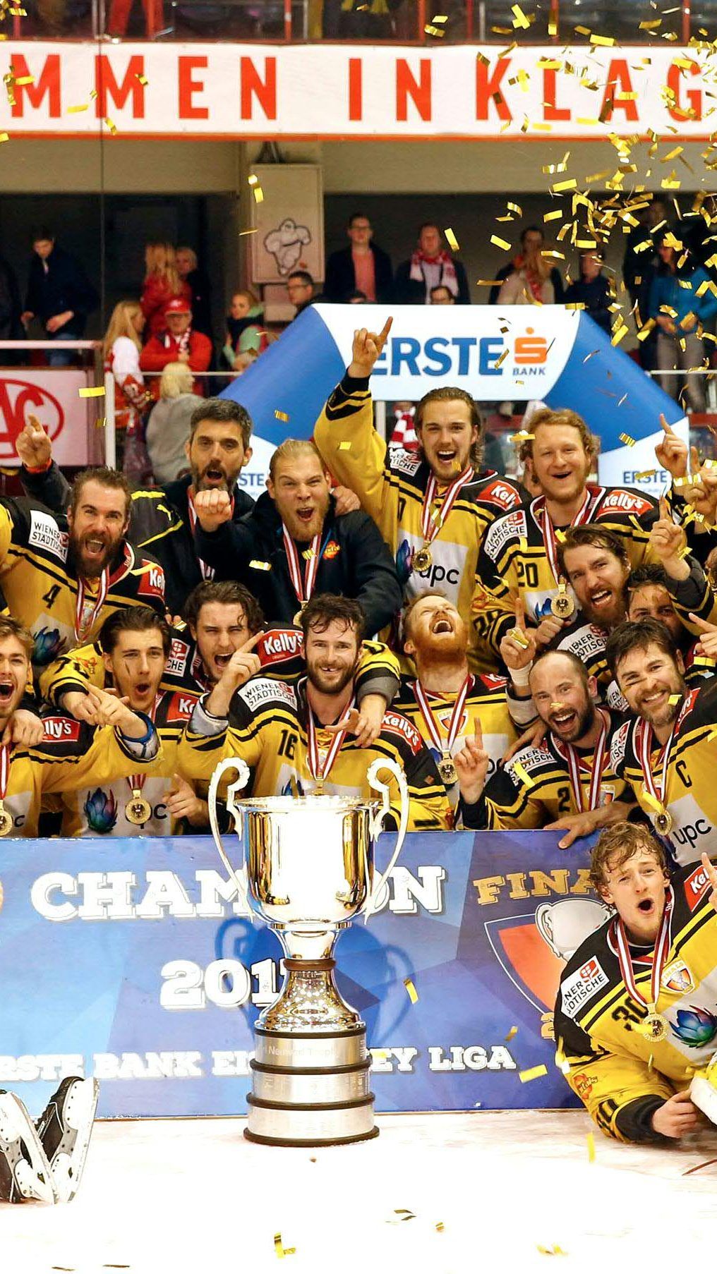 Die Vienna Capitals gehen als Titelverteidiger in die neue EBEL-Saison.