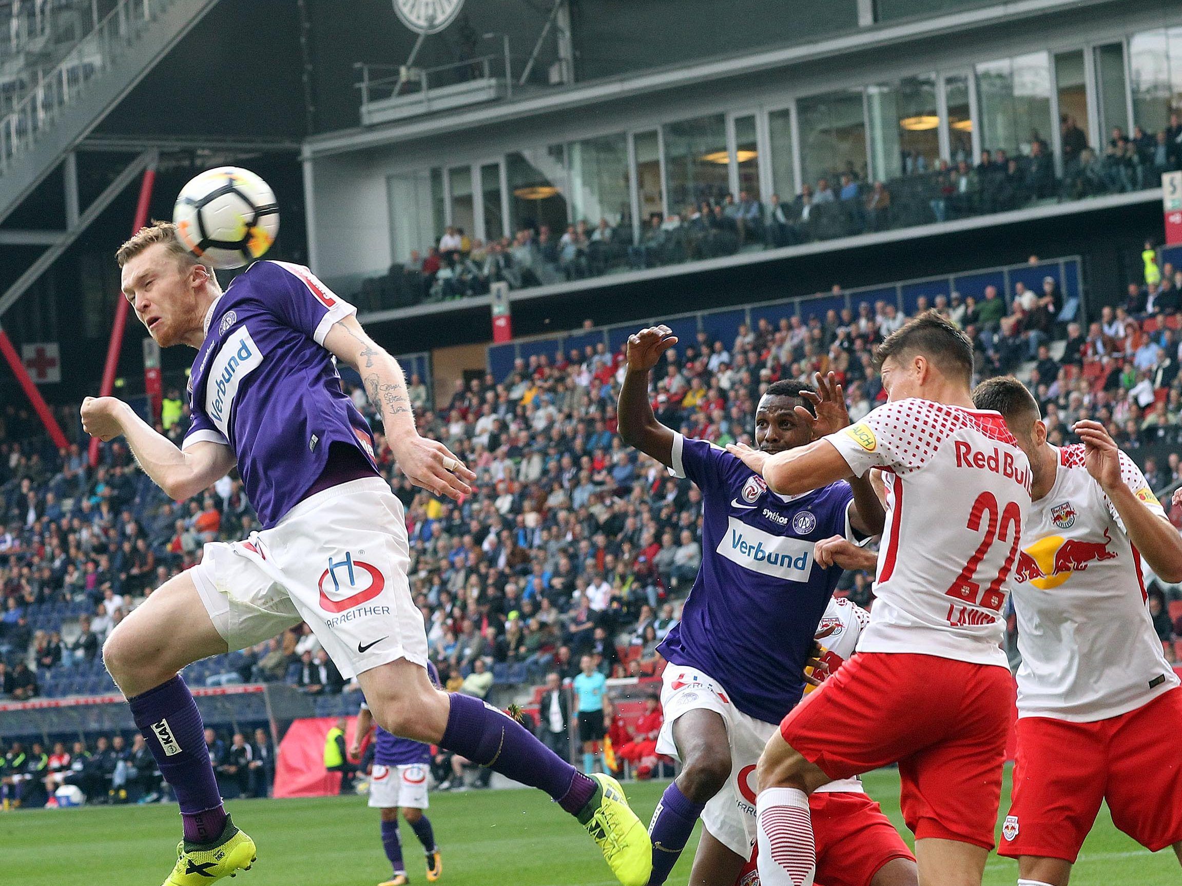 Die Austria trotzte Red Bull Salzburg einen Punkt ab.