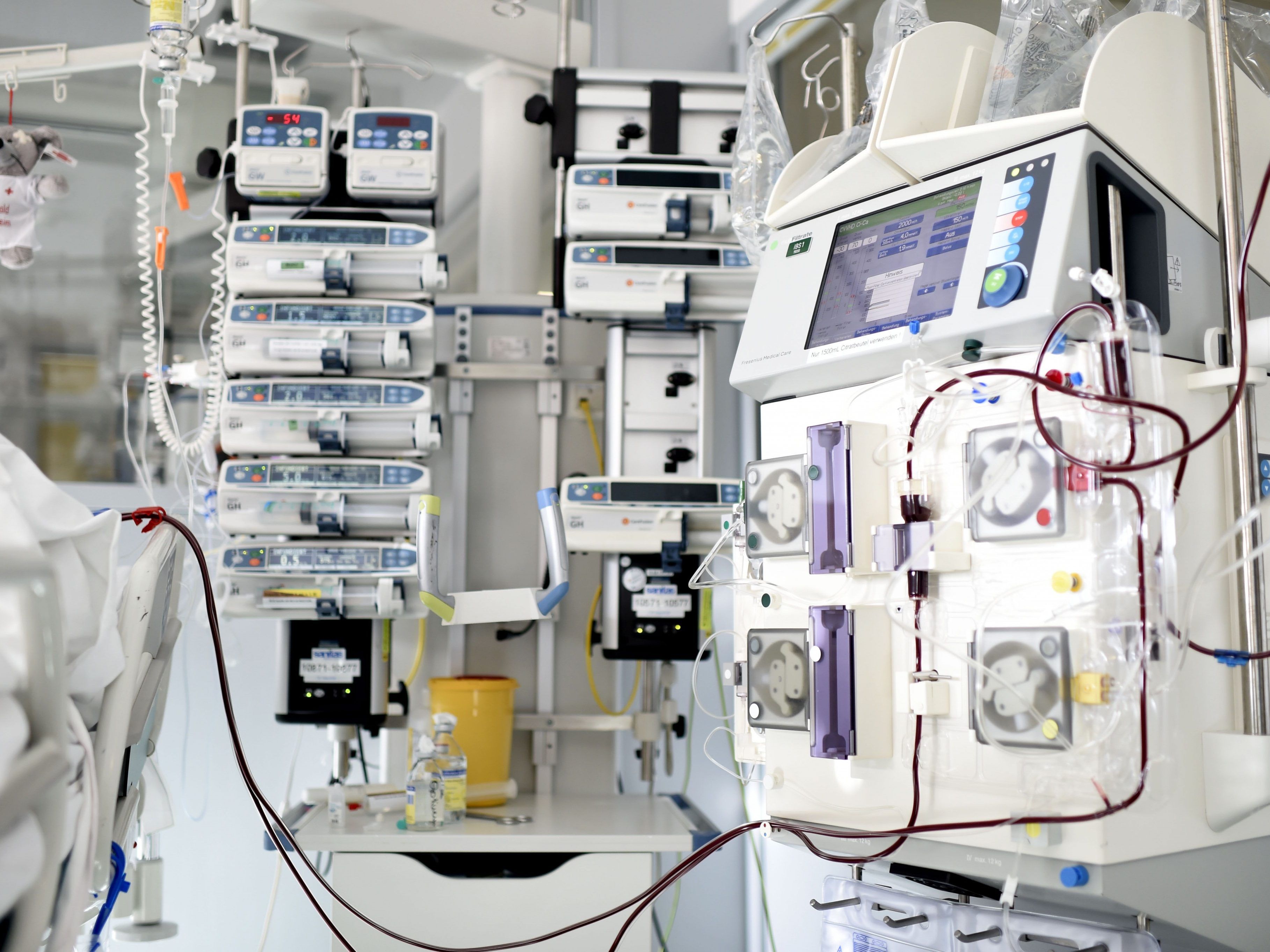 Einige Patienten mussten in die umliegenden Kliniken verlegt werden.