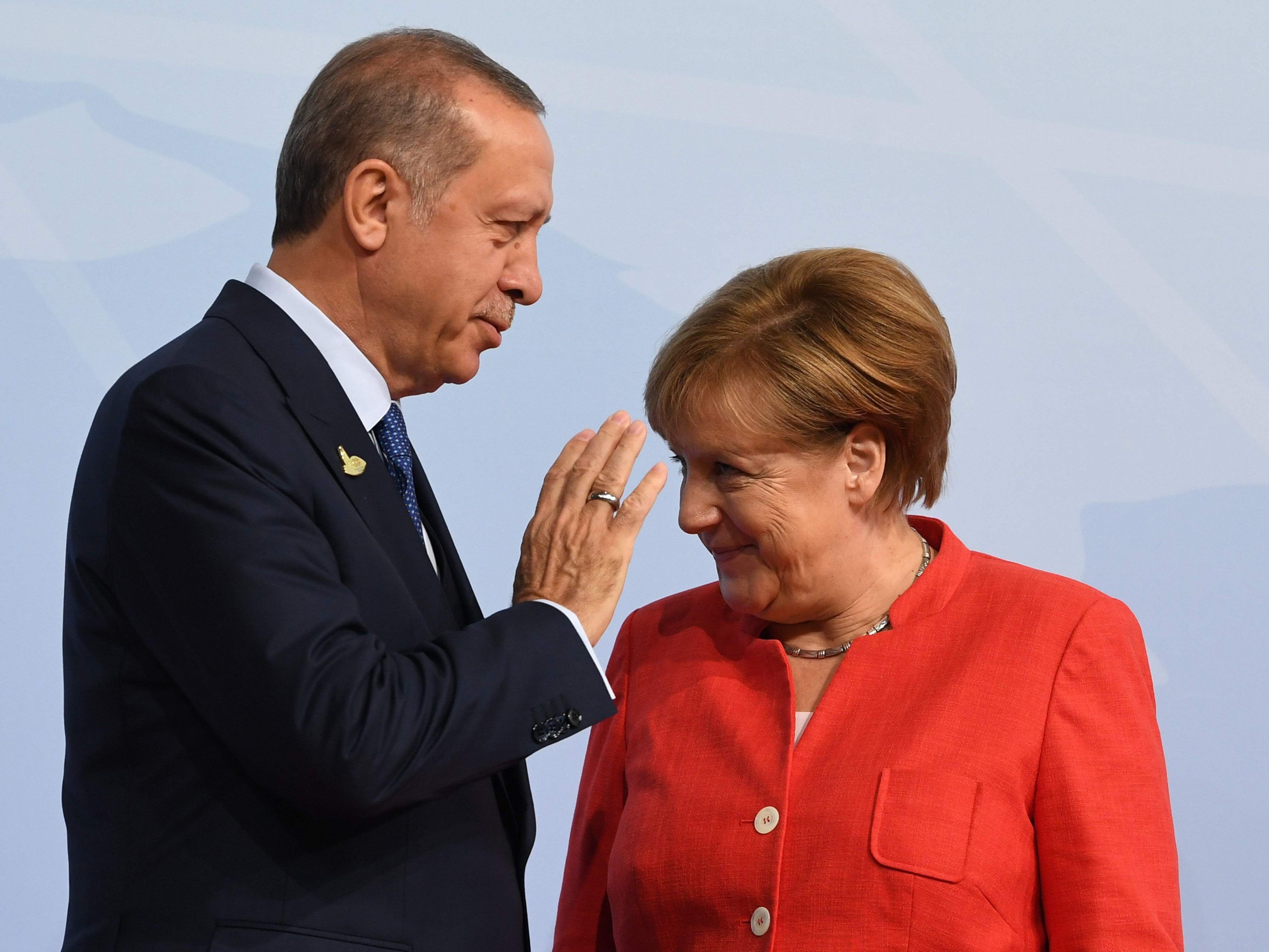 Erdogan lobte Merkels Politik. Erdogan lobte Merkels Politik.