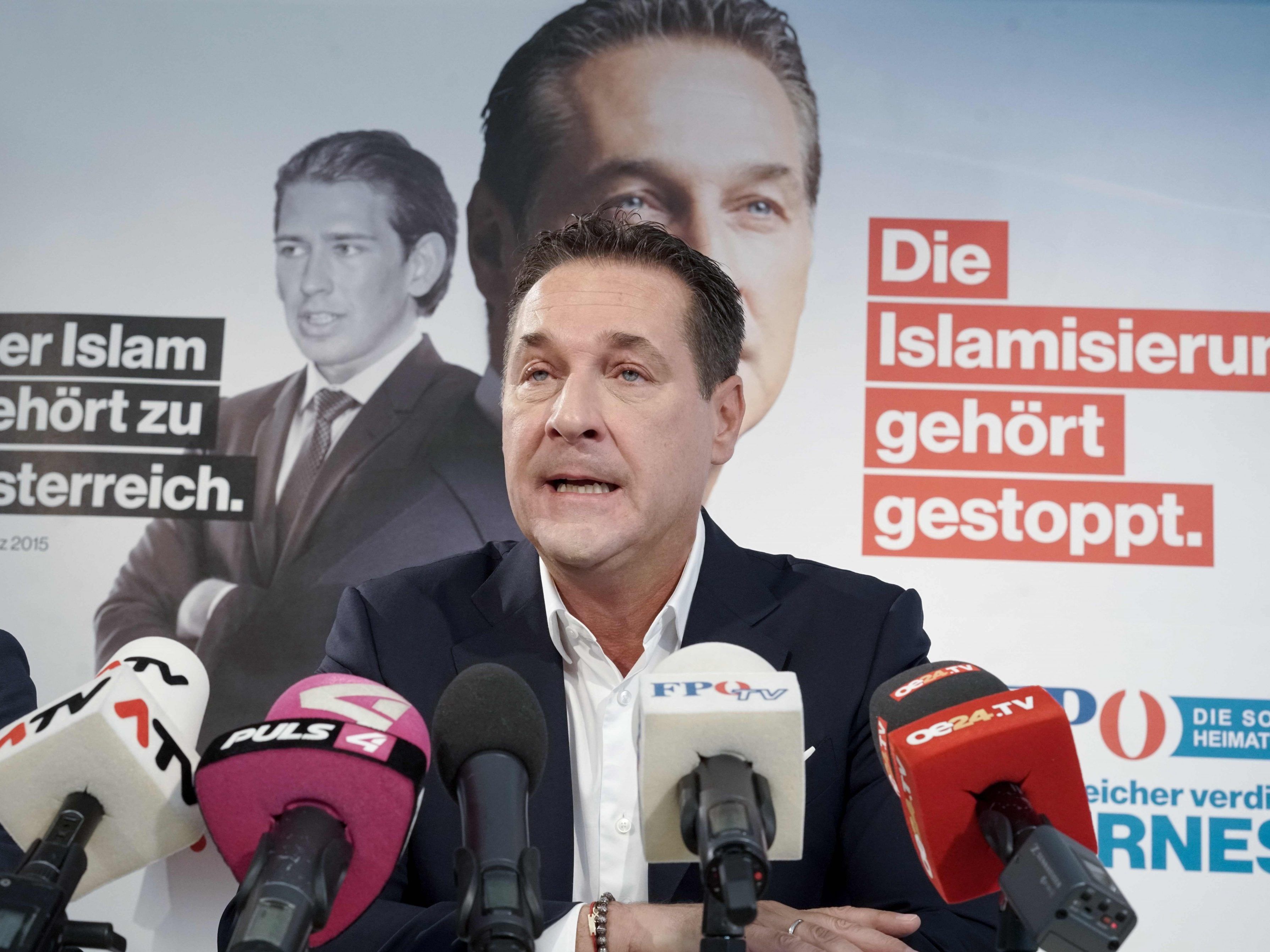 FPÖ-Chef Heinz Christian Strache.