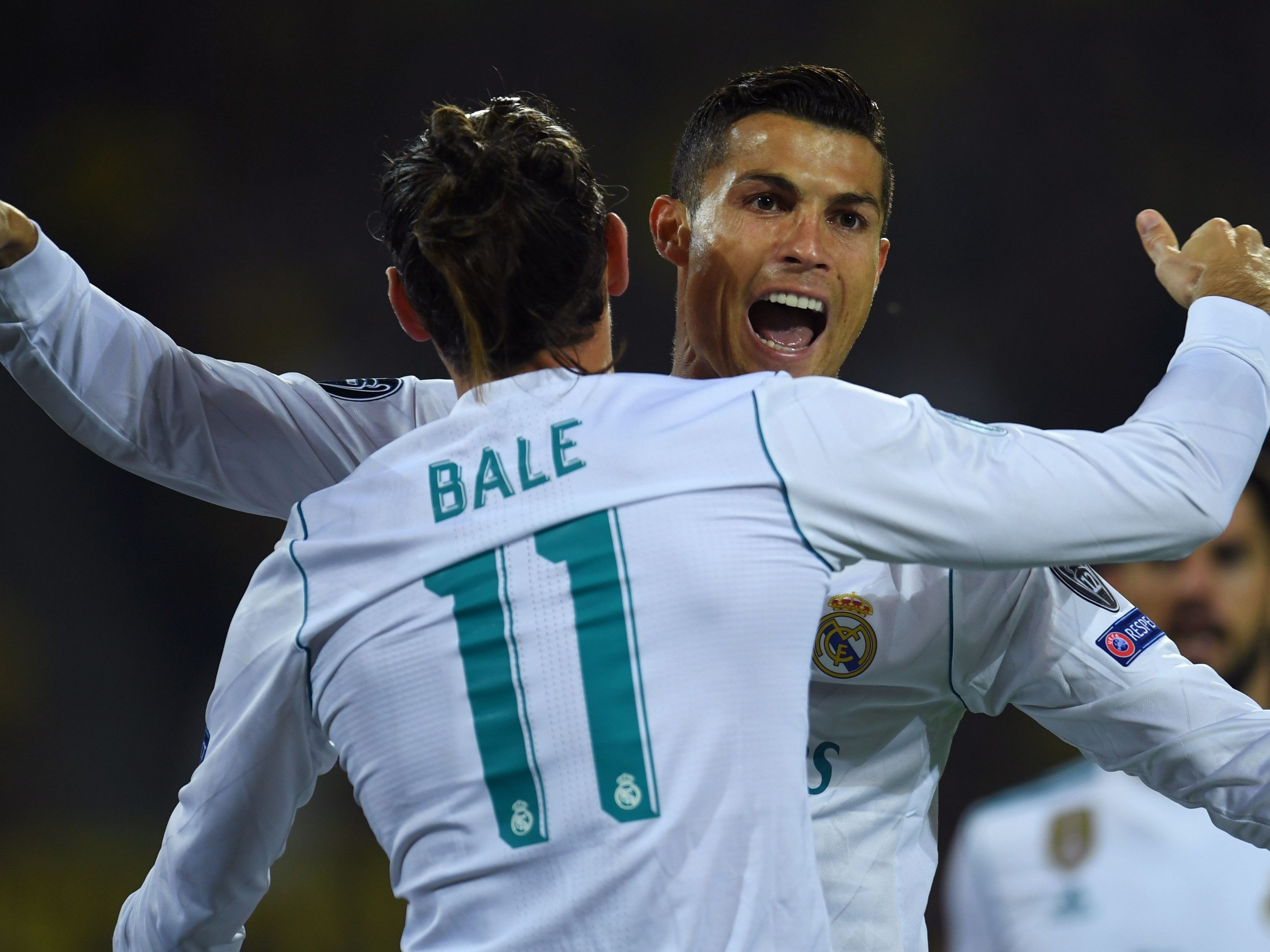 Bale und Ronaldo schossen Real Madrid heute zum Sieg gegen Borussia Dortmund. Bale und Ronaldo schossen Real Madrid heute zum Sieg gegen Borussia Dortmund.