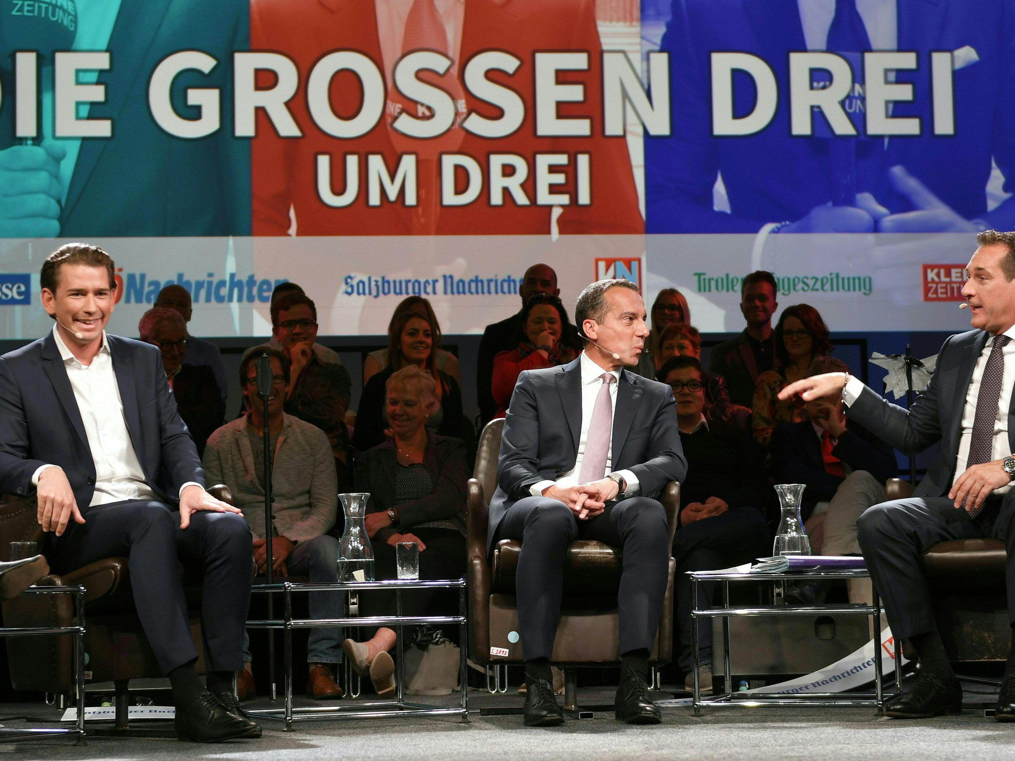 FPÖ-Chef Strache erteilt einer Dreier-Koalition eine Absage