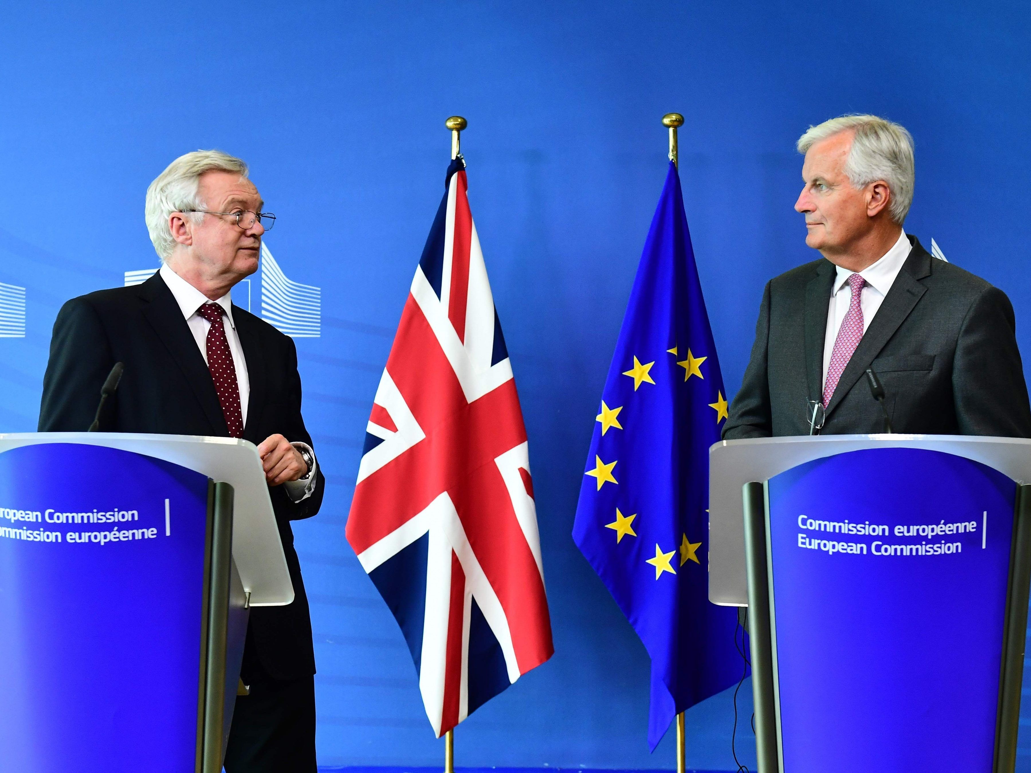 Bei den Brexit-Verhandlungen geht es um sehr viel Geld. Bei den Brexit-Verhandlungen geht es um sehr viel Geld.