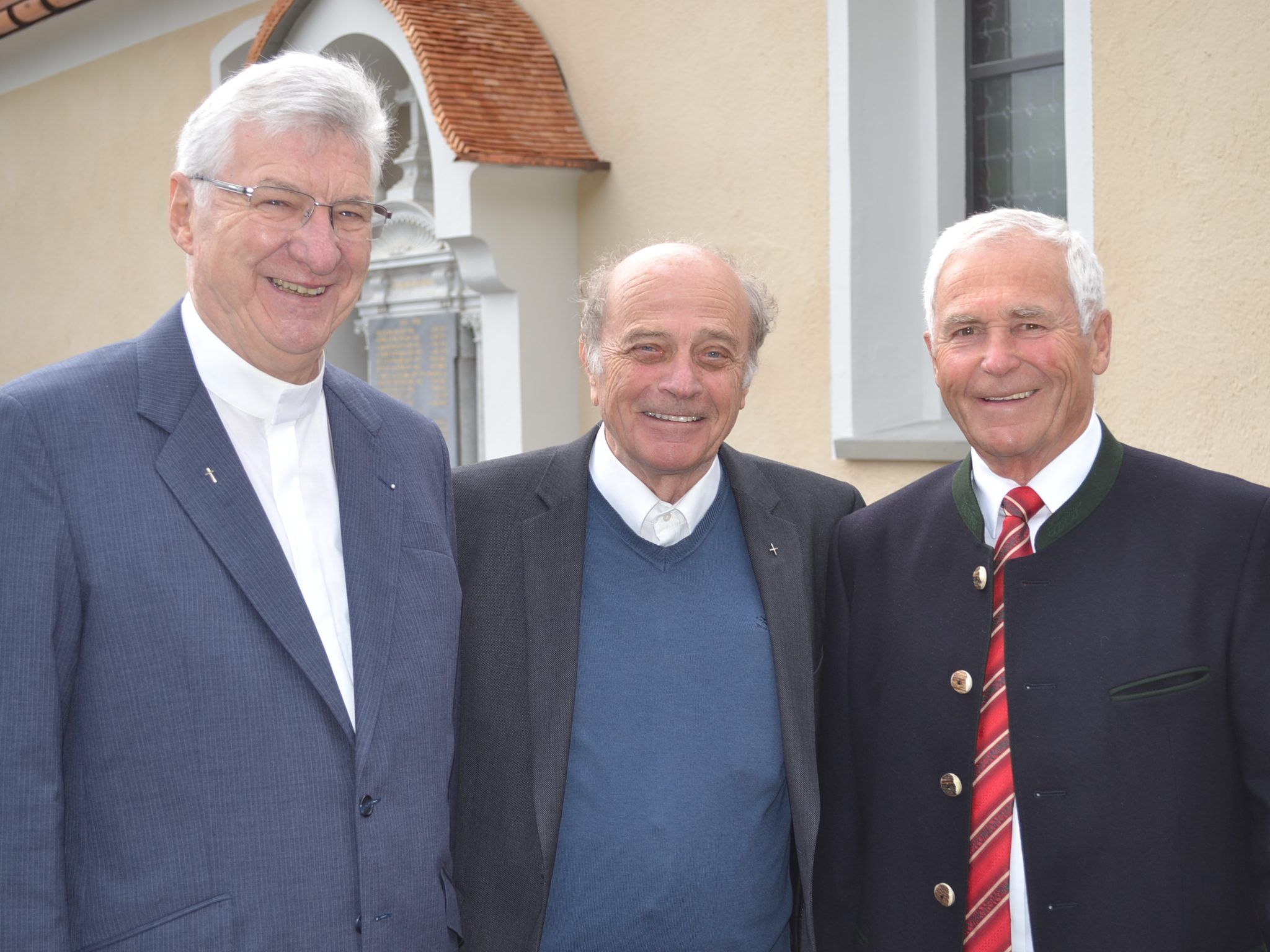 Generalvikar Rudolf Bischof, Pfarrer Karl Bleiberschnig, mit dem stv. PKR-Vorsitzenden Rüdiger Geiger Generalvikar Rudolf Bischof, Pfarrer Karl Bleiberschnig, mit dem stv. PKR-Vorsitzenden Rüdiger Geiger
