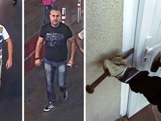 Die Polizei bitte um Hinweise zu den beiden Einbrechern. Die Polizei bitte um Hinweise zu den beiden Einbrechern.