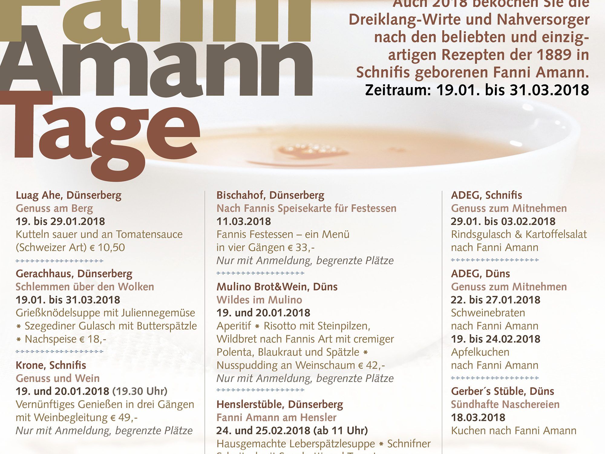 Fanni Amann Tage 2018