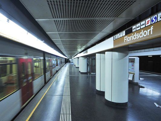 In der U-Bahn-Station Floridsdorf kam es zu einer Festnahme