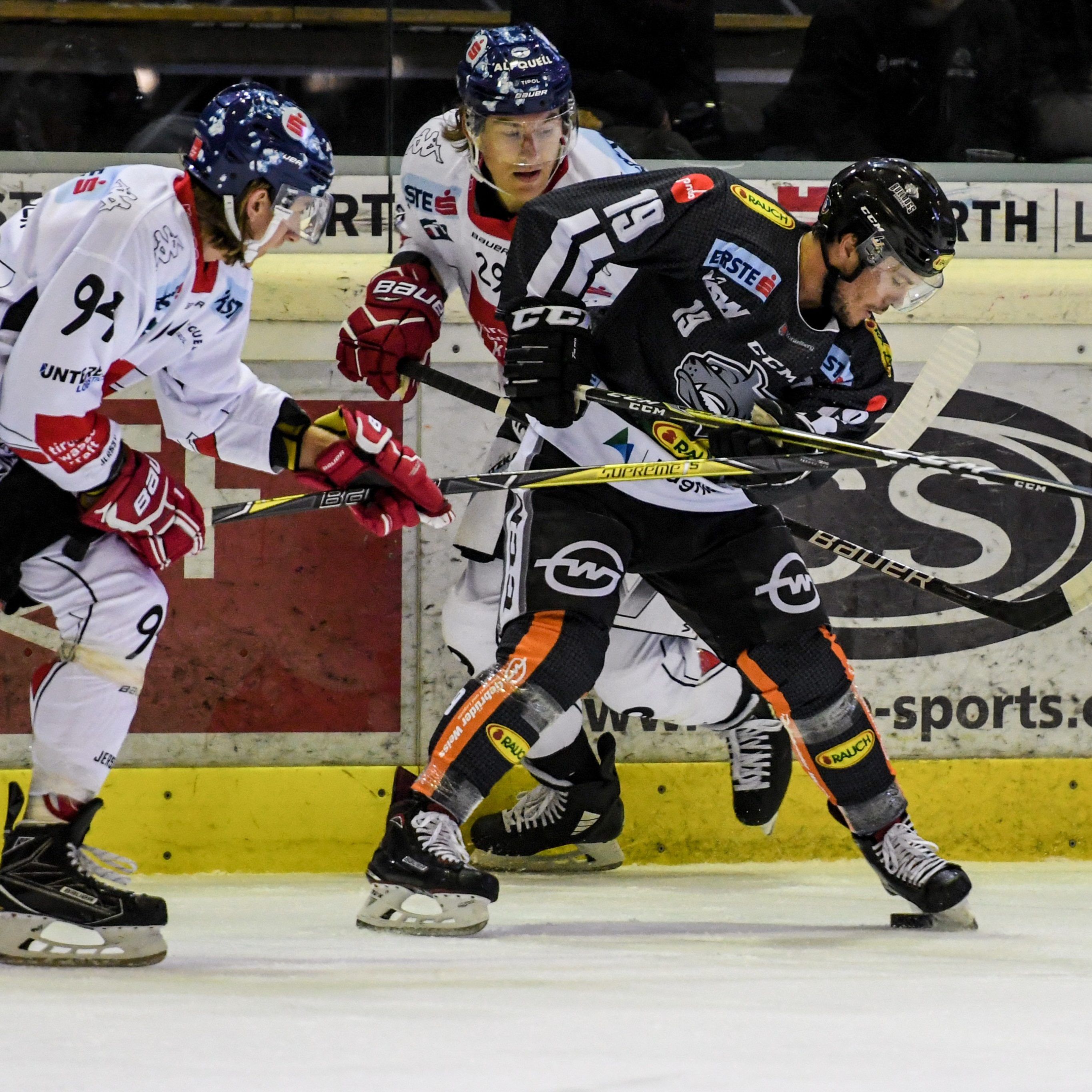 Dornbirn uns Innsbruck lieferten sich eine hart umkämpftes Duell.