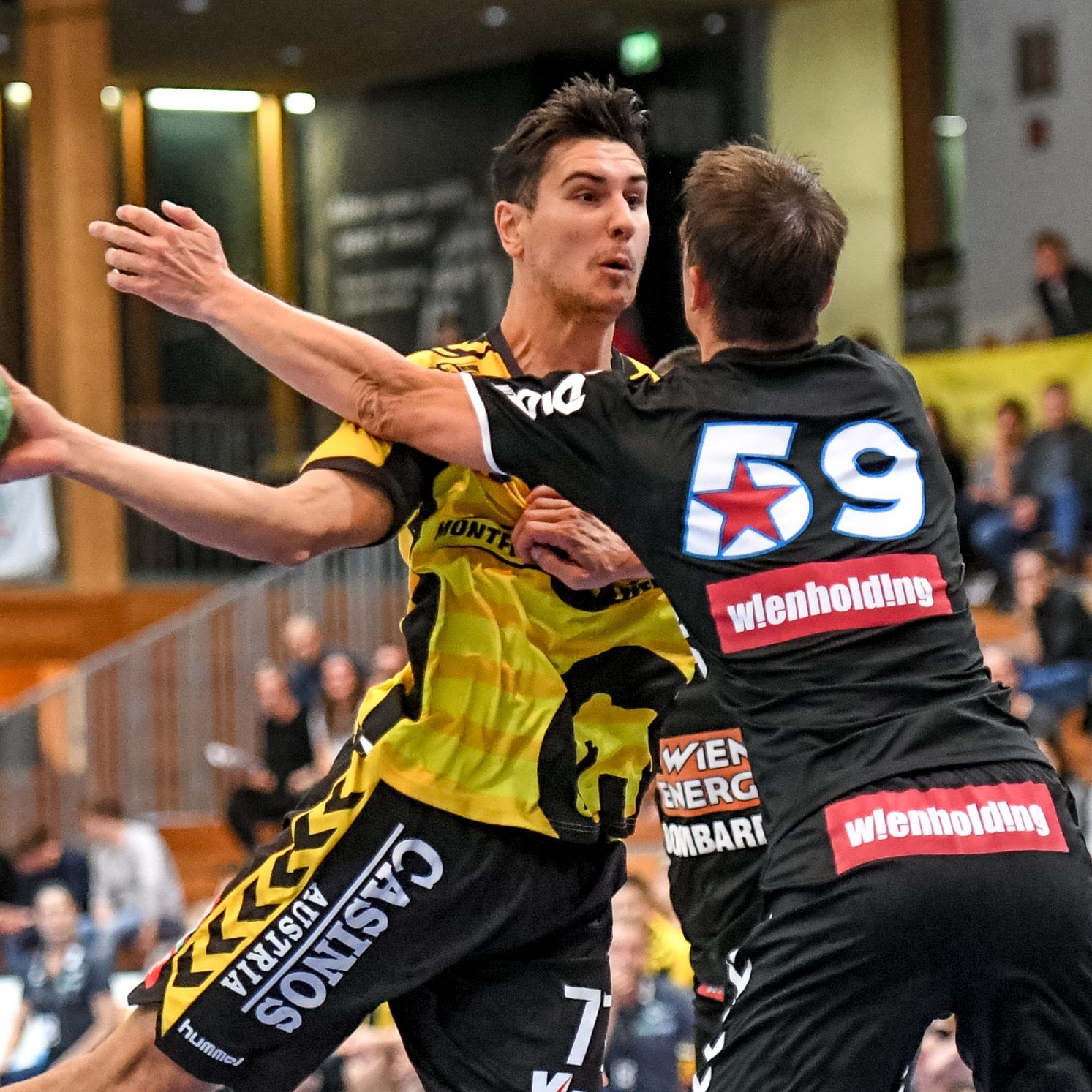 Luka Kikanovic und Co. konnten sich gegen die Abwehr der Fivers zu selten durchsetzen.