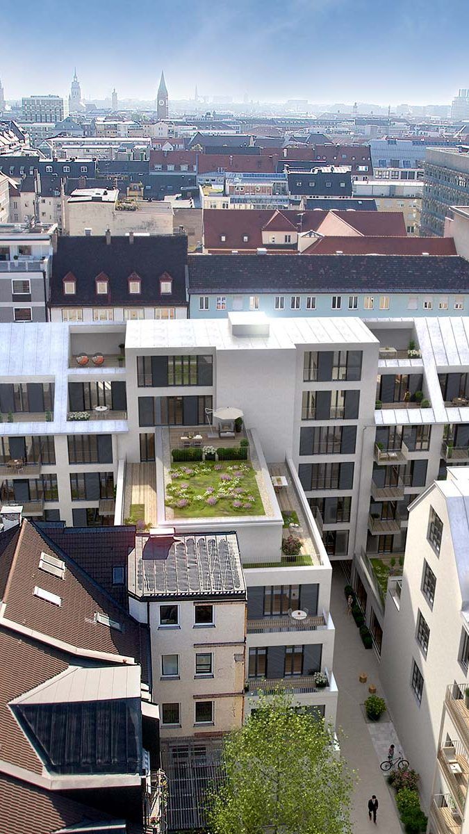 Zima-Wohnprojekt "Das Goethe" In München.