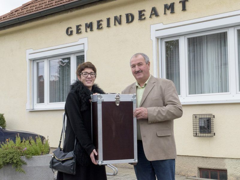 Eine Wahlurne wird das erste Ausstellungsstück im Haus der Geschichte Österreich.