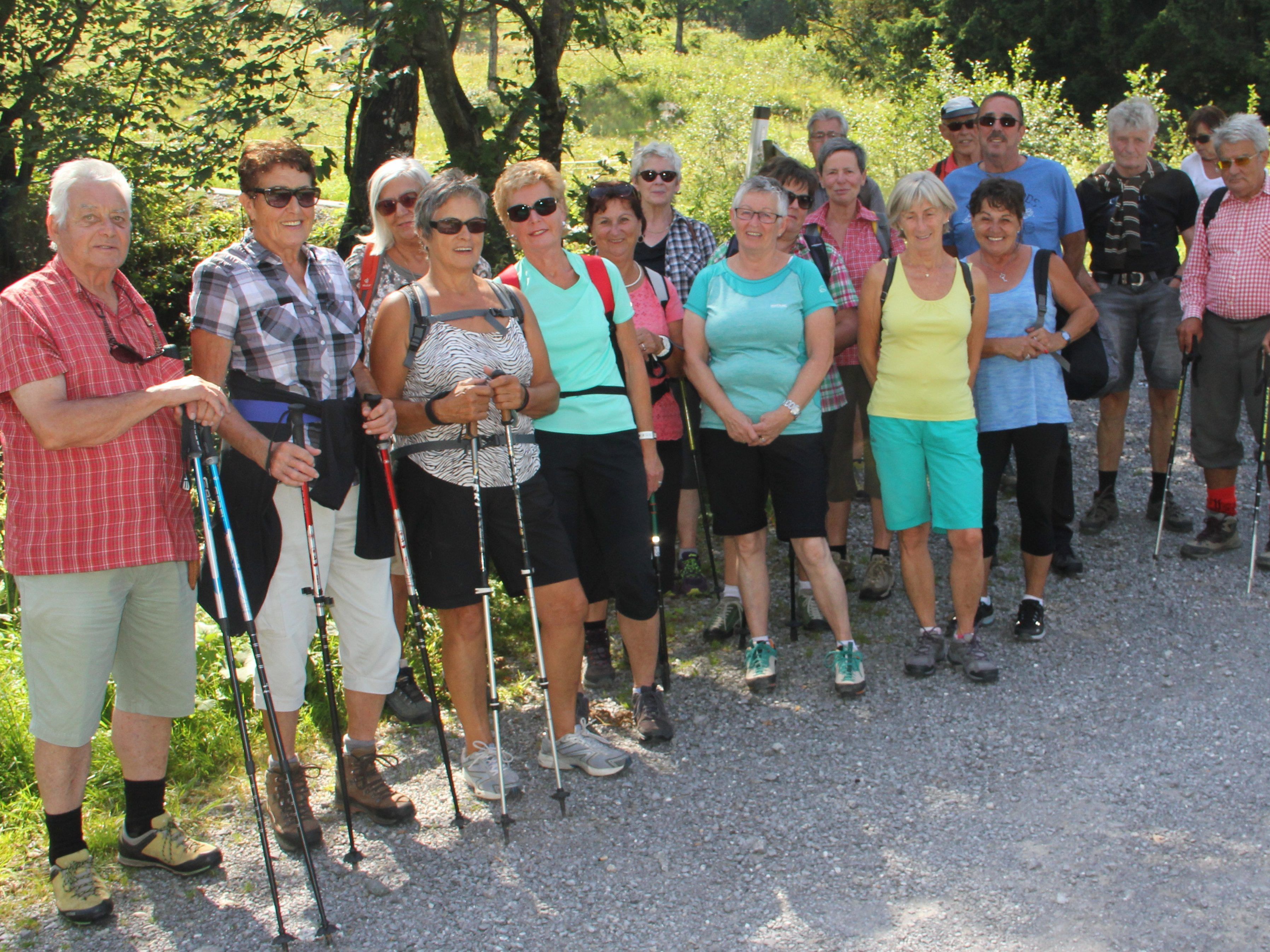 Sommerwanderausflug der Seniorenringler Göfis