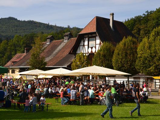 Das Kürbisfest am Sunnahof steht für ein gelungenes „Mitanand