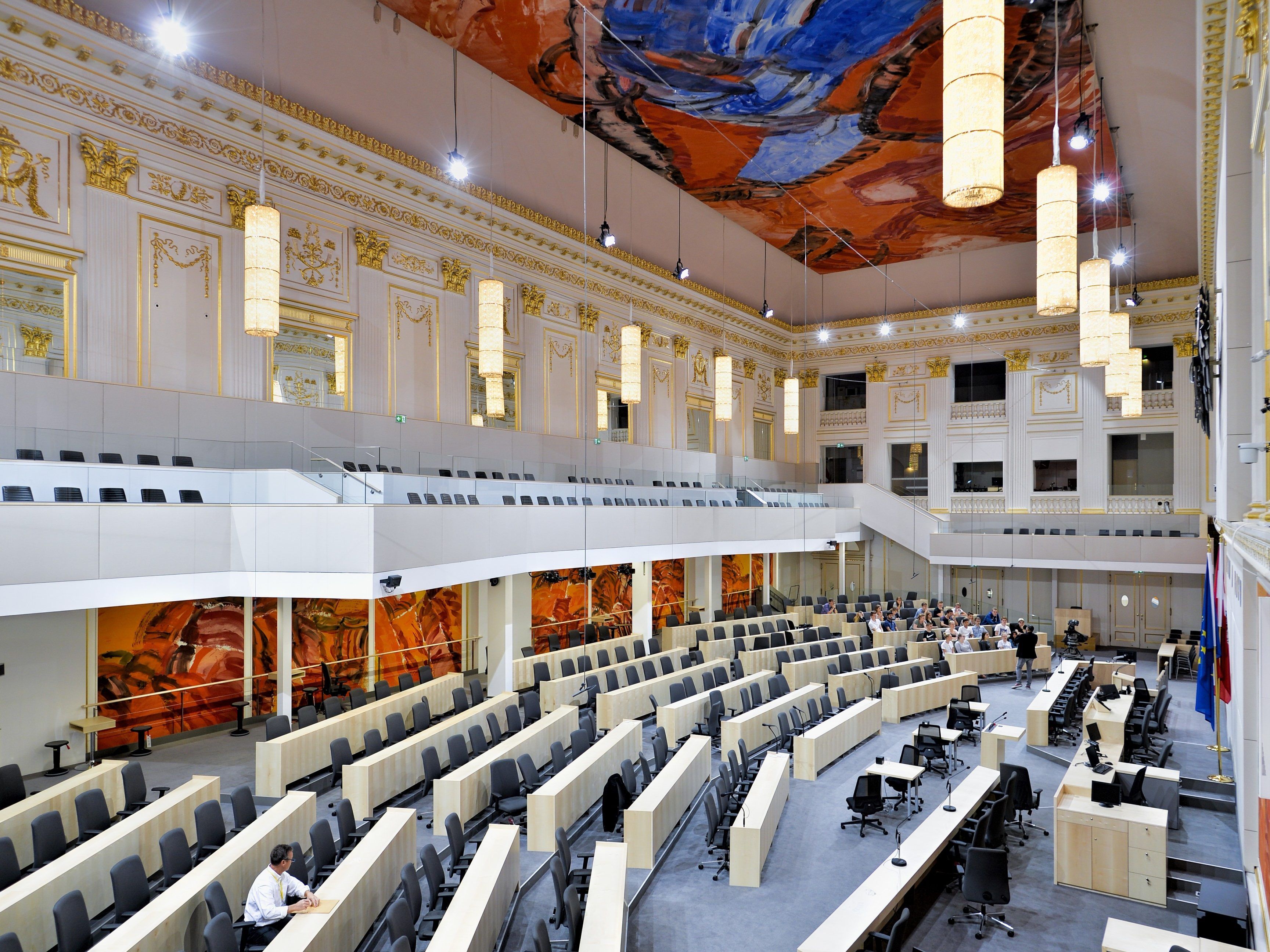 Die erste Plenarsitzung wird am Mittwoch im Ausweichquartier in der Hofburg stattfinden