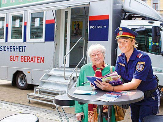 Der Präventionsbus der Wiener Polizei ist wieder unterwegs.