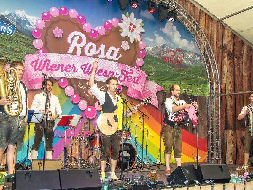 Auch dieses Jahr steigt wieder die Rosa Wiener Wiesn.