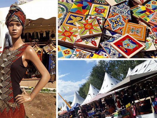 Allerlei zum Staunen bot der Bazar bei den Afrika Tagen 2017