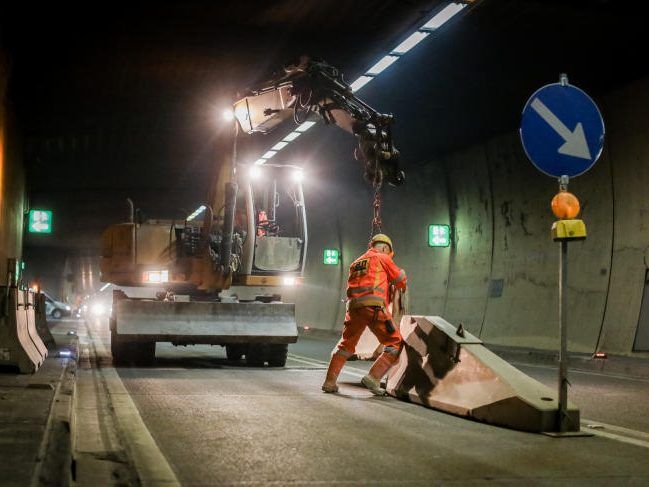 Arlbergtunnel wird wieder für Verkehr freigegeben