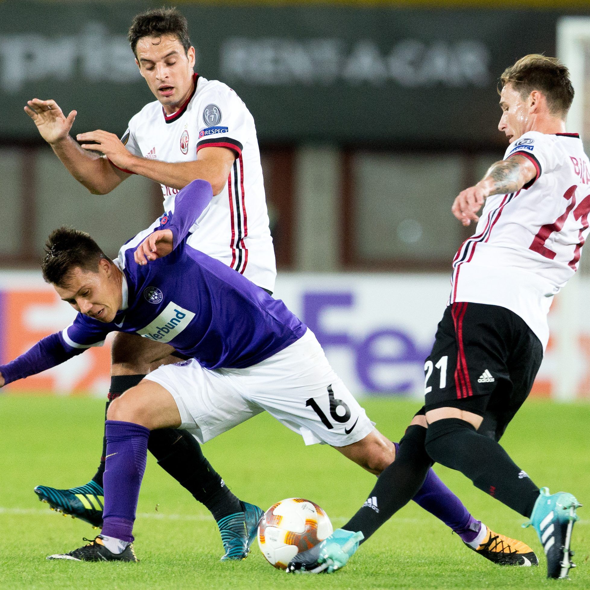 Dominik Prokop und seine Austria mussten sich zum Auftakt der Europa-League-Gruppenphase die Übermacht des AC Milan eingestehen.