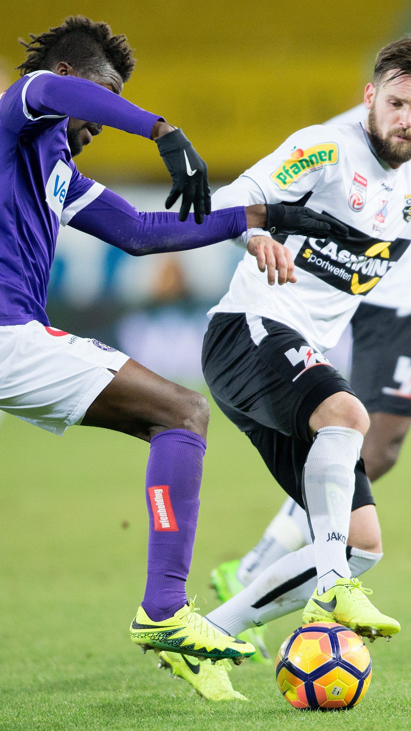 Austria Wien und der SCR Altach stehen sich Sonntagnachmittag im Happel-Stadion gegenüber.