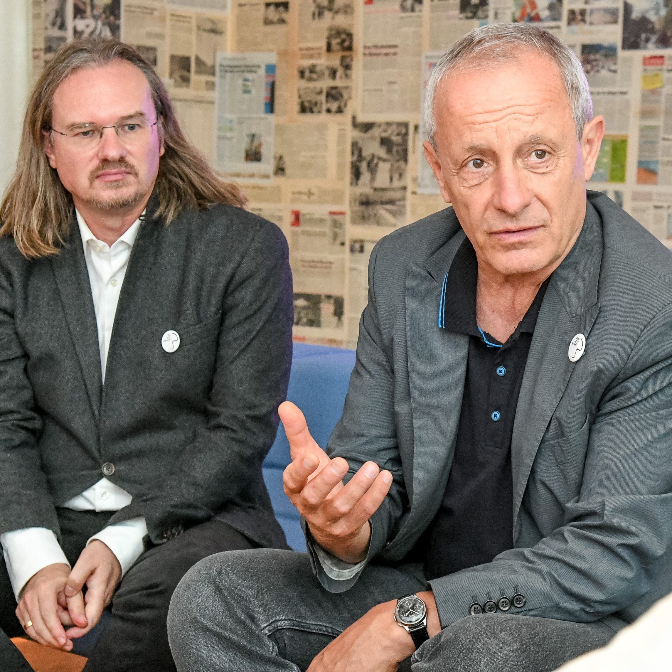 Thomas Nasswetter (links) führt in Vorarlberg die Liste Pilz an.